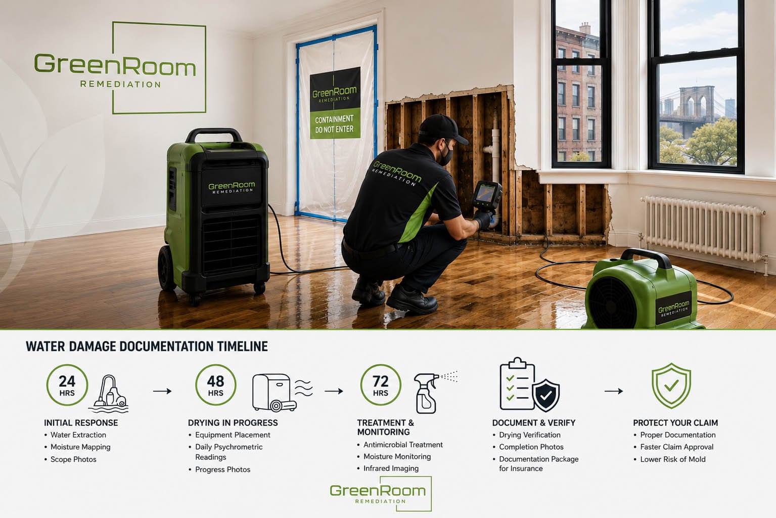 What Brooklyn Property Owners Need To Know - Water Damage, Insurance & Documentation What Brooklyn Property Owners Need to Know - Water Damage, Insurance & Documentation | NYC Mold Remediation & Water Damage Restoration