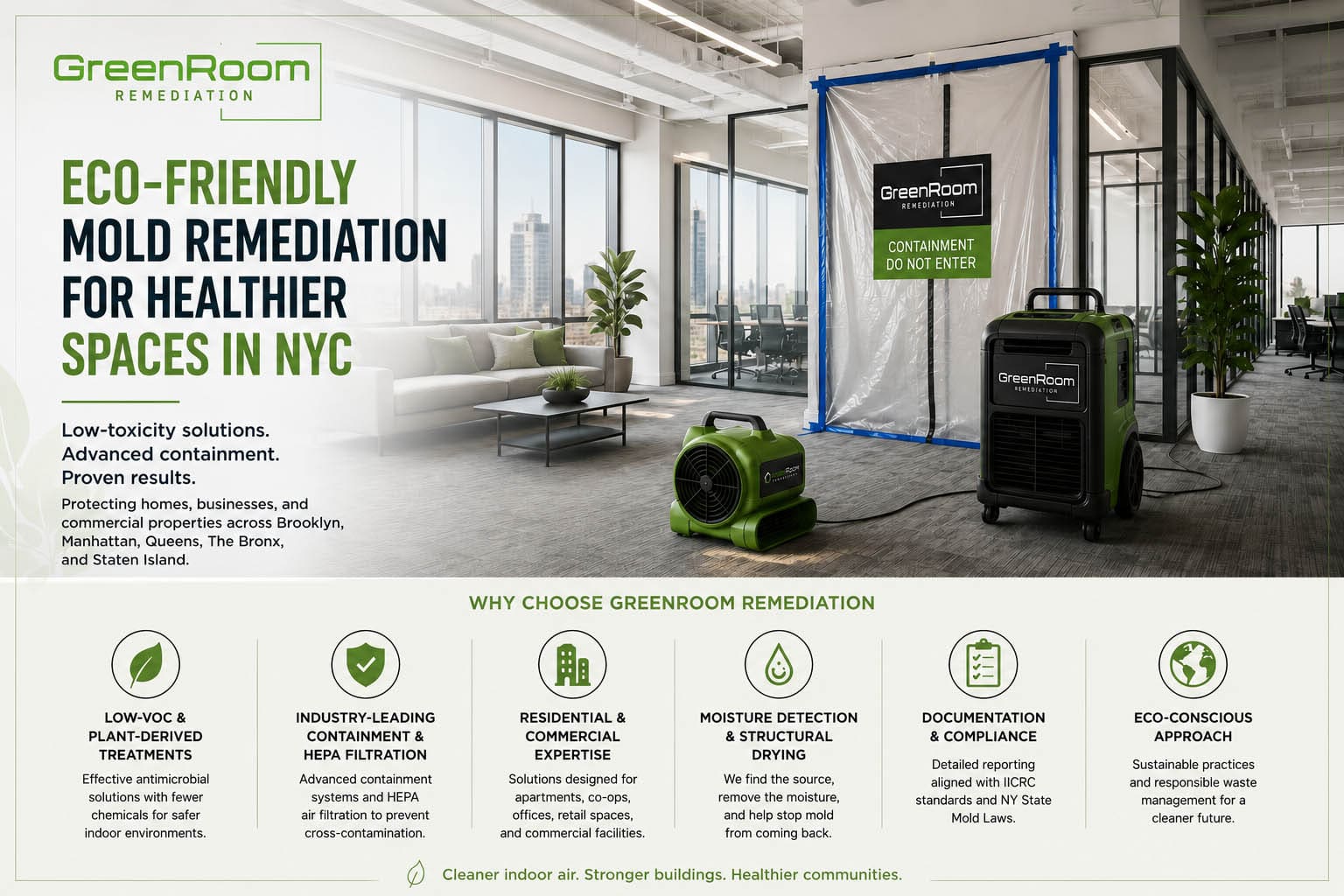 NYC Eco-Friendly Mold Remediation - What Actually Works and What Does Not | NYC Mold Remediation & Water Damage Restoration