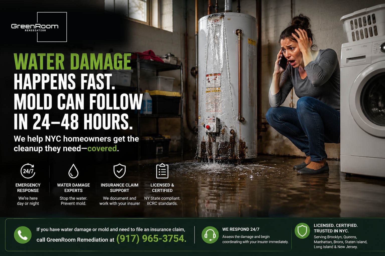 Will Your NYC Insurance Policy Cover the Damage | NYC Mold Remediation & Water Damage Restoration