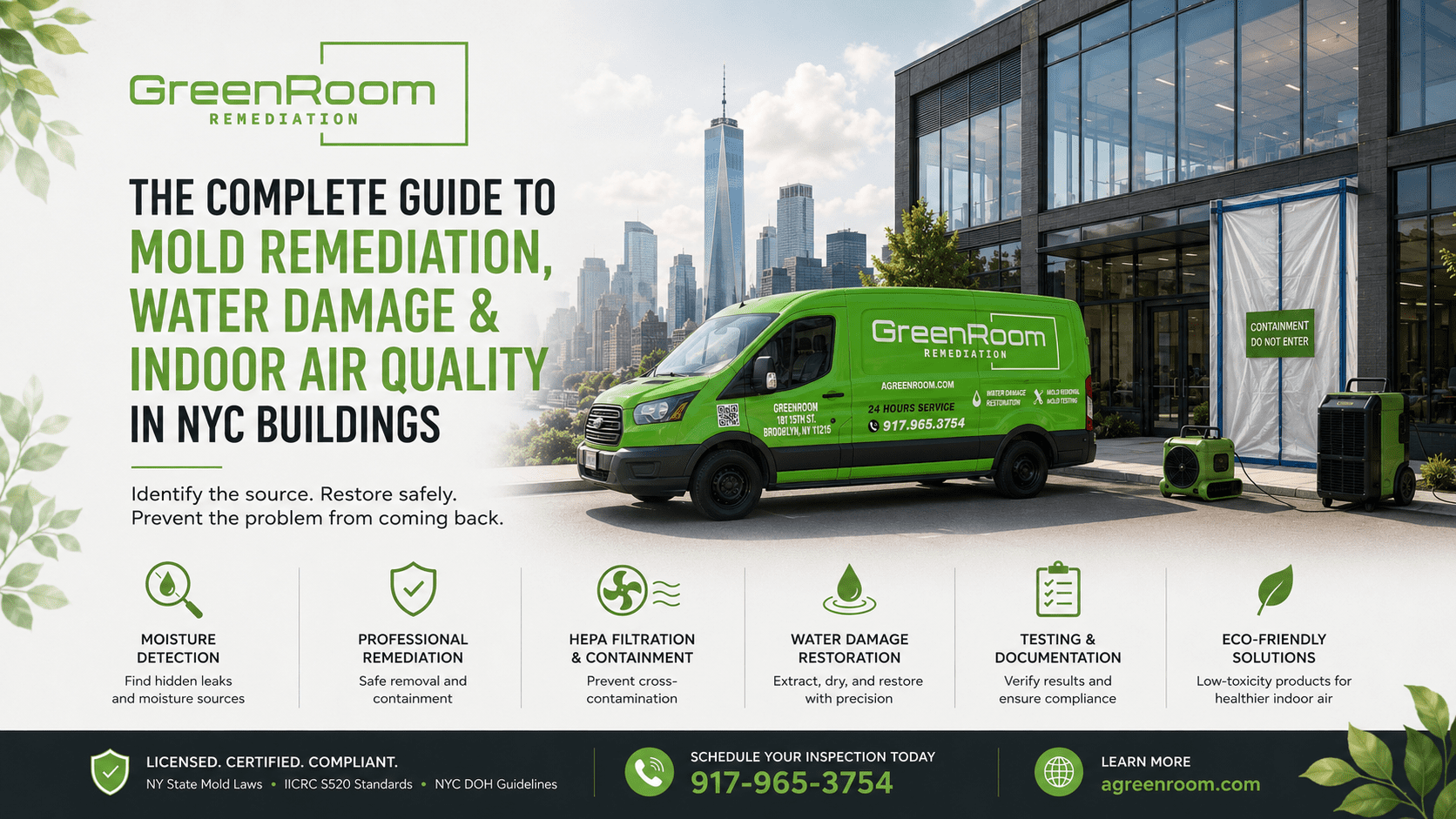 Mold Remediation, Water Damage Restoration, and Indoor Air Quality Guide | NYC Mold Remediation & Water Damage Restoration