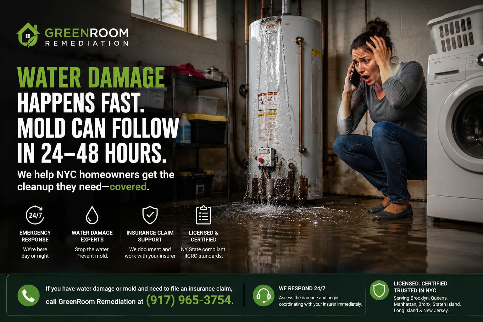 Will Your NYC Insurance Policy Cover the Damage | NYC Mold Remediation & Water Damage Restoration