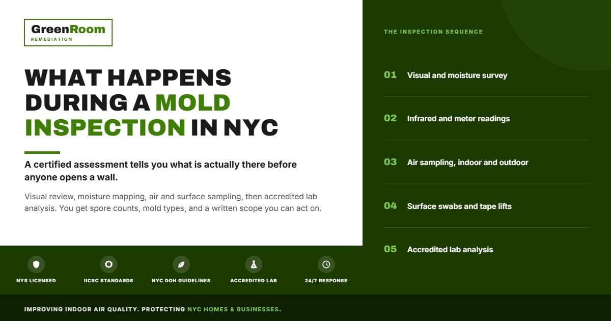 Mold Testing in NYC: What the $499 Inspection Includes