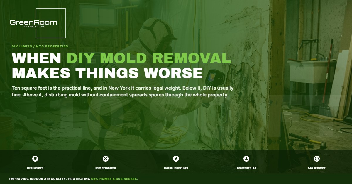 Diy Mold Removal: When It Is Fine And When It Makes Things Worse DIY Mold Removal: When It Is Fine and When It Makes Things Worse